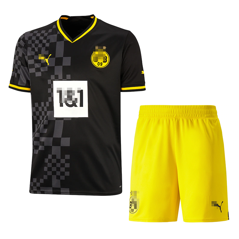 Camiseta Borussia Dortmund Away 2022/2023 Niño Kit